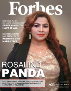 Rosalind Panda on FORBES Cover Page